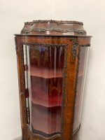Rosewood Display Cabinet with Marquetry and Bronze Appliqués — Louis XV Style (750) - Image 6