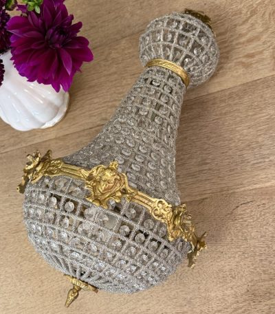 Loftlampe "pære" med 4 pærer indeni, 60 cm høj, 1 stk. haves (6099)