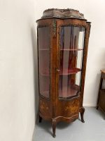 Rosewood Display Cabinet with Marquetry and Bronze Appliqués — Louis XV Style (750) - Image 9