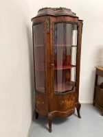 Rosewood Display Cabinet with Marquetry and Bronze Appliqués — Louis XV Style (750) - Image 3