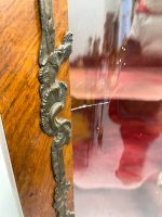 Rosewood Display Cabinet with Marquetry and Bronze Appliqués — Louis XV Style (750) - Image 14
