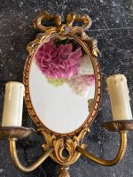 2er Set Wandlampen mit Spiegeln und Schleifenelement, mittelgroß (7226) – Bild 7