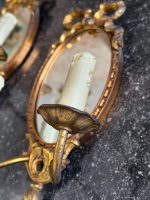 2er Set Wandlampen mit Spiegeln und Schleifenelement, mittelgroß (7226) – Bild 13
