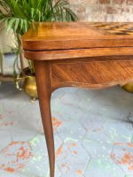 Šaha Galds — Table de Jeu ar Marquetry un Filcu — Luija XV stils, Francija, 19.–20.gs. (4929) - Image 12