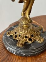 Galda Lampa ar Melnu Marmora Pamatni, ar Eņģeļa Figūru, 6 Spuldzes (5023) - Image 5