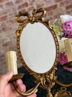 2er Set Wandlampen mit Spiegeln und Schleifenelement, mittelgroß (7226) – Bild 5