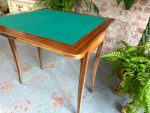 Šaha Galds — Table de Jeu ar Marquetry un Filcu — Luija XV stils, Francija, 19.–20.gs. (4929) - Image 14