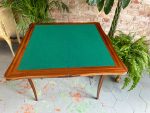 Šaha Galds — Table de Jeu ar Marquetry un Filcu — Luija XV stils, Francija, 19.–20.gs. (4929) - Image 15
