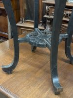 Holz Blumen Beistelltisch Schwarz Mittelgroß Leicht (5459) – Bild 10