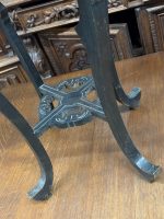 Holz Blumen Beistelltisch Schwarz Mittelgroß Leicht (5459) – Bild 9