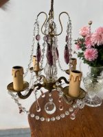 Neliela Izmēra Griestu Lampa ar 4 Spuldzēm, Violeta un Rozā Krāsas Detalizācija (5049) - Image 11