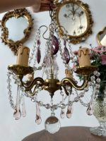 Neliela Izmēra Griestu Lampa ar 4 Spuldzēm, Violeta un Rozā Krāsas Detalizācija (5049) - Image 9