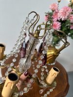Neliela Izmēra Griestu Lampa ar 4 Spuldzēm, Violeta un Rozā Krāsas Detalizācija (5049) - Image 10