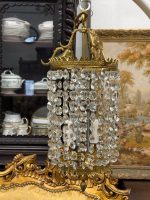 Neliela Izmēra Griestu Lampa ar Kristāliņiem, 3 Spuldzes (5441) - Image 2
