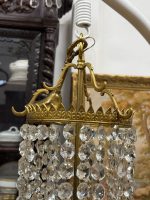 Neliela Izmēra Griestu Lampa ar Kristāliņiem, 3 Spuldzes (5441) - Image 6