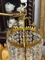 Neliela Izmēra Griestu Lampa ar Kristāliņiem, 3 Spuldzes (5441) - Image 5
