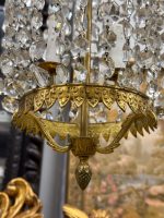 Neliela Izmēra Griestu Lampa ar Kristāliņiem, 3 Spuldzes (5441) - Image 4