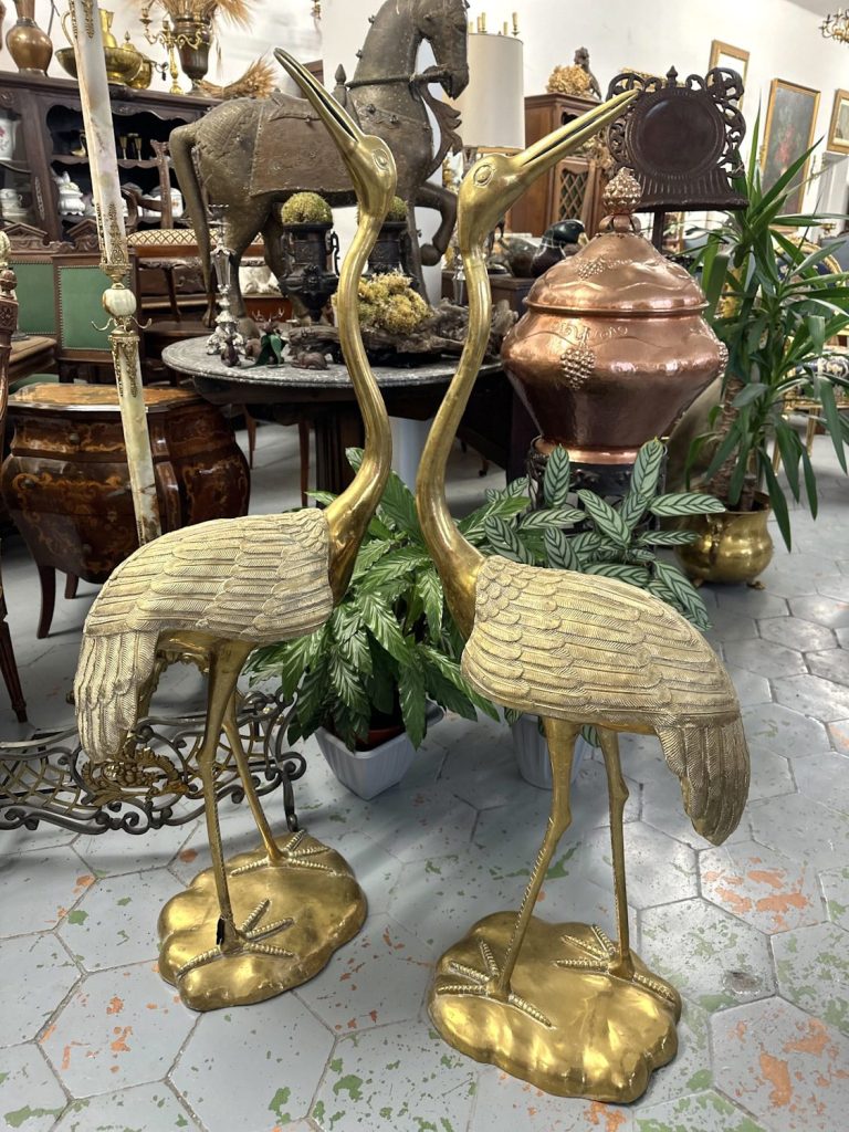 Bronzefigurer - Traner, tunge, mellemstørrelse (4335)