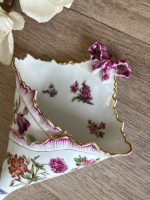 Antīka franču porcelāna sienas vāze ar ziedu motīviem (J. Golse, Châteauroux), Neliela Izmēra (5620) - Image 6