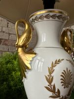 Porcelāna Galda Lampa ar Gulbjiem (3651) - Image 8