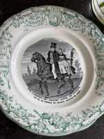 Seši antīki fajansa šķīvji — Francija, Creil et Montereau (Six Faience Plates) (6985) - Image 6