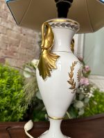 Porcelāna Galda Lampa ar Gulbjiem (3651) - Image 11