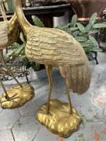 Bronzas Figūras - Dzērves, Smagas, Vidēja Lieluma (4335) - Image 6