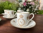 "Limoges" porcelāna espresso krūzīšu komplekts ar Napoleona monogrammu ("Limoges" porcelain espresso set with Napoleon monogram) (3654) - Image 4