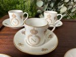 "Limoges" porcelāna espresso krūzīšu komplekts ar Napoleona monogrammu ("Limoges" porcelain espresso set with Napoleon monogram) (3654) - Image 5