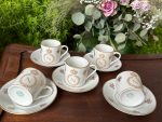 "Limoges" porcelāna espresso krūzīšu komplekts ar Napoleona monogrammu ("Limoges" porcelain espresso set with Napoleon monogram) (3654) - Image 17
