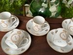 "Limoges" porcelāna espresso krūzīšu komplekts ar Napoleona monogrammu ("Limoges" porcelain espresso set with Napoleon monogram) (3654) - Image 18