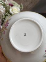 Liela pusdienu servīze, dzeltena ar ziediem — Vintage fajanss (Large Dinner Service) (6984) - Image 18