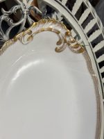 Vidēji, Liela Izmēra, Porcelāna Šķīvis ar Zelta krāsas Detalizāciju (4316) - Image 6