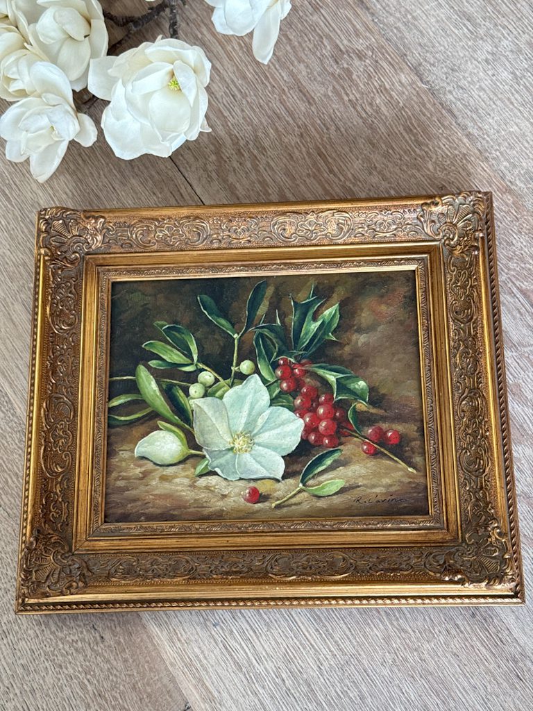 Maza Izmēra Glezna ar Ziedu Motīviem (5572) - Image 1