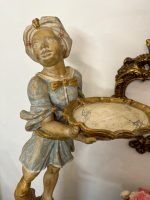 Træfigur – Pige med bakke, mellemstor, mellemtung (4558) - Billede 9