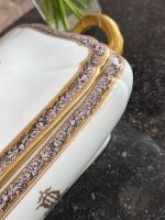 Antique porcelain tureen with gold initials — France "1878 MEDE D'OR PARIS" — Gold Medal at the World Exhibition (6949) - Image 10