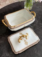Antique porcelain tureen with gold initials — France "1878 MEDE D'OR PARIS" — Gold Medal at the World Exhibition (6949) - Image 8