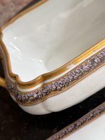 Antique porcelain tureen with gold initials — France "1878 MEDE D'OR PARIS" — Gold Medal at the World Exhibition (6949) - Image 12