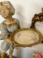 Træfigur – Pige med bakke, mellemstor, mellemtung (4558) - Billede 7