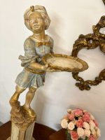 Træfigur – Pige med bakke, mellemstor, mellemtung (4558) - Billede 6