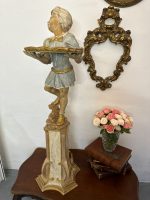 Træfigur – Pige med bakke, mellemstor, mellemtung (4558) - Billede 5