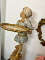 Træfigur – Pige med bakke, mellemstor, mellemtung (4558) - Billede 11