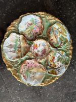 izsmalcināts, apgleznots porcelāna šķīvis austerēm, neliela izmēra (6940) - Image 3