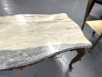 Metāla, Kafijas Galds ar Marmora Virsmu (4314) - Image 15