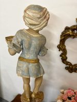 Træfigur – Pige med bakke, mellemstor, mellemtung (4558) - Billede 26