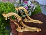 Bronze Curtain Rod Holders, Large Size, Set of 2 (3650) - Image 2