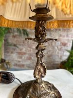 Maza Izmēra Galda Lampa, Koks + Misiņš, 1 Spuldze (4924) - Image 6