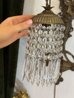 bra Bronzas sienas lampa ar Enģelīša (Putto) figūru un kristālu lusti — Jūgendstils, Francija, ap 1900. g. (6090) - Image 14