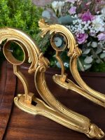 Bronze Curtain Rod Holders, Large Size, Set of 2 (3650) - Image 7