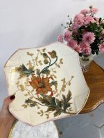 Porcelāna Trauks ar Ziediem, Vidēja Izmēra (5056)